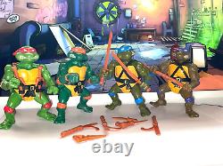 TOY LOT Vintage Teenage Mutant Ninja Turtles (1988 Original TMNT) Action Figures