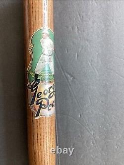 TY COBB 1950'S 22 Vintage DECAL Mini Baseball Bat DETROIT TIGERS