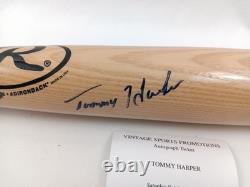 Tommy Harper Signed Baseball Bat VSP COA 2004 Rawlings Adirondack Big Stick 32