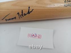 Tommy Harper Signed Baseball Bat VSP COA 2004 Rawlings Adirondack Big Stick 32