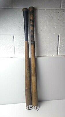 Two Vintage Baseball Bats One is a Wright & Ditson-Victor No 99