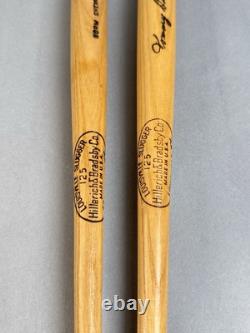 Two Vintage Mini Baseball Bats Norm Sherry And Tommy Davis Dodgers H&B 125 Two Vintage Mini Baseball Bats Norm Sherry And Tommy Davis Dodgers H&B 125