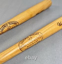 Two Vintage Mini Baseball Bats Norm Sherry And Tommy Davis Dodgers H&B 125 Two Vintage Mini Baseball Bats Norm Sherry And Tommy Davis Dodgers H&B 125