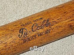 Ty Cobb H&B Vintage Baseball Bat Detroit Tigers HOF