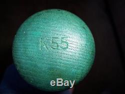 Ultra Rare! Vintage Charles O. Finley Kansas City Athletics Green Bat 35