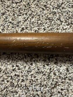 VINTAGE 18 WOOD MINI BASEBALL BAT Jim Weaver Louisville Slugger