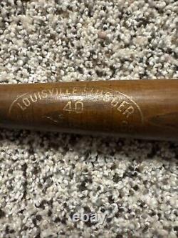 VINTAGE 18 WOOD MINI BASEBALL BAT Jim Weaver Louisville Slugger