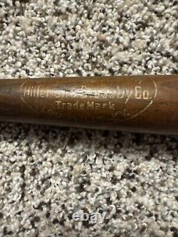 VINTAGE 18 WOOD MINI BASEBALL BAT Jim Weaver Louisville Slugger