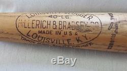 Vintage 1920's 30's Lou Gehrig Louisville Slugger 34 Inch Baseball Bat