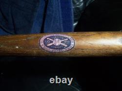 VINTAGE 1922 WOOD BAT COMMEMORATING THE 1922 WORD SERIES YANKEES vs GIANTS