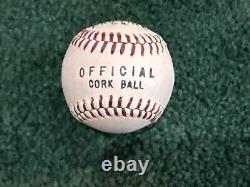 VINTAGE 1930's Hillerich&Bradsby Model CB1 Cork Ball Bat & Ball, VERY RARE