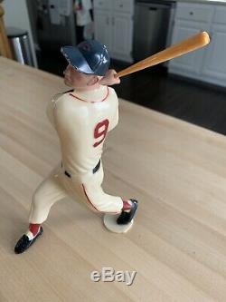 VINTAGE 1958-1963 Hartland statue of Ted Williams with ORIGINAL bat and toe plate