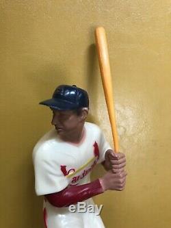 VINTAGE 1960's HARTLAND STATUE STAN THE MAN MUSIAL withBAT ST. LOUIS CARDINALS