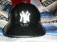Vintage 1960s New York Yankees Fiberglass Abc Baseball Batting Helmet Game Used