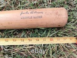 VINTAGE 1970's JACKIE ROBINSON 125S LOUISVILLE SLUGGER 34 WOOD BASEBALL BAT