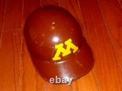 VINTAGE 1970s MINNESOTA GOPHERS ABC FIBERGLASS GAME USED BATTING HELMET BASEBALL