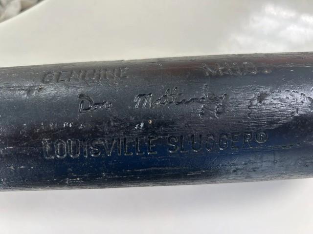 Vintage 1980's Don Mattingly Louisville Slugger M110 Baseball Bat Official 34