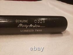 VINTAGE 1990's Marty Cordova GAME USED LS C328 Black Bat, Minnesota Twins, NICE