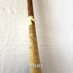 VINTAGE 80s COOPER PRO 100 BASEBALL BAT 35 WOOD CANADA TAPED DISTRESSED BATTING