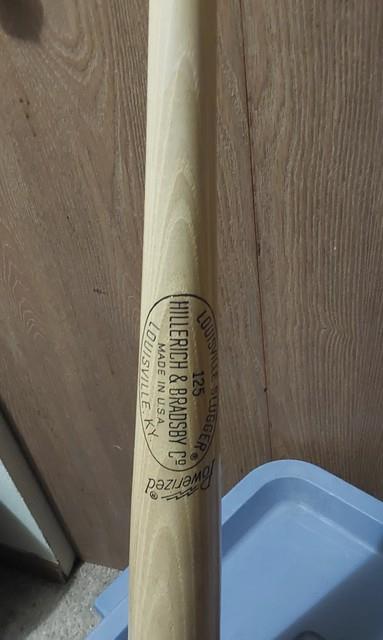 VINTAGE AL KALINE Baseball bat Hilleric & Bradsby Louisville Sluger ingood