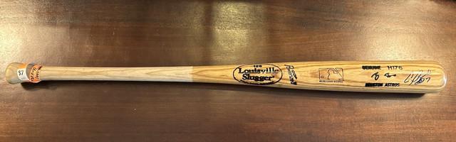 Vintage Craig Biggio 1999-2001 Game Issued Signed Bat Houston Astros 3000 Hits