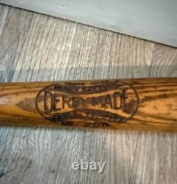 VINTAGE Derby Made Baseball Bat Barre VT UNCRACKED 35 Model 200 FOF