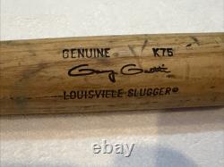 VINTAGE Gary Gaetti Louisville Slugger K75 GAME USED Bat, 1987 Minnesota Twins