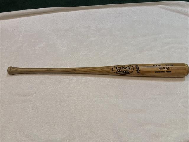 Vintage Kent Hrbek Louisville Slugger H258 Game Used Bat, 1991 Minnesota Twins