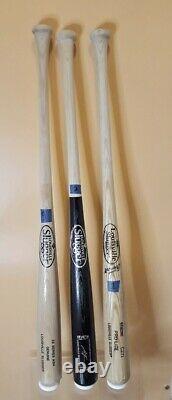 VINTAGE LOUISVILLE SLUGGER BASEBALL BATS Lot of 4 Display Wall Brackets Included