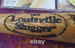 VINTAGE LOUISVILLE SLUGGER POWERIZED PRO-STOCK R161 34 WOODEN BAT + CARRIE CD's