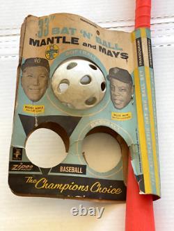 VINTAGE MICKEY MANTLE WILLIE MAYS BASEBALL BAT 1960s