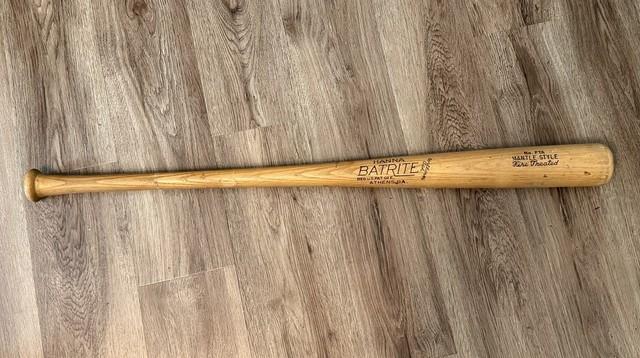 Vintage Mickey Mantle Style Hanna Batrite Baseball Bat 35 Rare