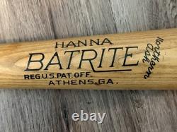 VINTAGE Mickey Mantle STYLE HANNA BATRITE Baseball Bat 35 RARE