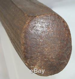 Vintage Old Antique And Rare Flat Sided Handmade Baseball Bat