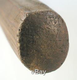 Vintage Old Antique And Rare Flat Sided Handmade Baseball Bat