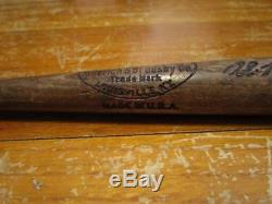 VINTAGE RARE 1920's 14 Al Simmons Mini Baseball Bat Louisville Slugger 125