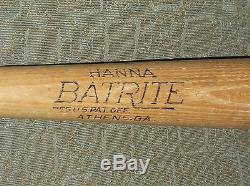Vintage Rocky Colavito Safe Hit Hanna Batrite Model Baseball Bat 34 Indians