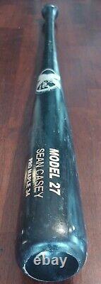 VINTAGE Sean Casey light game used X bat Hard to Find Casey game bat