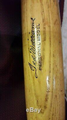 VINTAGE TED WILLIAM. SEARS PERSONAL MODEL 33 inch BASEBALL BAT SUPER CLEAN