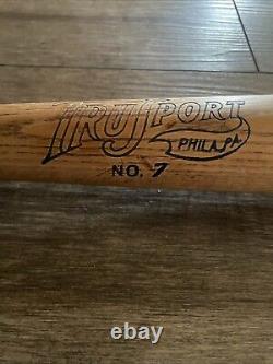 VINTAGE TRUSPORT NO 7 Jimmie Foxx HOF MODEL GENUINE AUTHENTIC BAT 1930s