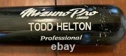 VINTAGE Todd Helton MIZUNO Game Used Bat Colorado Rockies PSA GUARANTEE