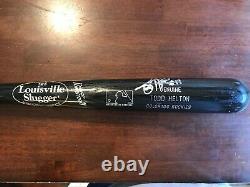 VINTAGE Todd Helton signed Game Issued un used LS Bat Colorado Rockies
