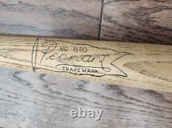 VINTAGE early 1930's PENNANT 510 BASEBALL BAT 34 Solid Wood