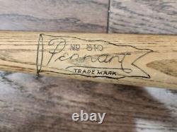 VINTAGE early 1930's PENNANT 510 BASEBALL BAT 34 Solid Wood