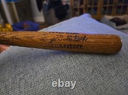 VTG 14 George Babe Ruth Louisville Slugger 125 Miniature Wood Baseball Bat B54