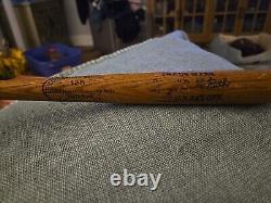 VTG 14 George Babe Ruth Louisville Slugger 125 Miniature Wood Baseball Bat B54