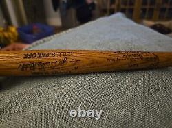 VTG 14 George Babe Ruth Louisville Slugger 125 Miniature Wood Baseball Bat B54