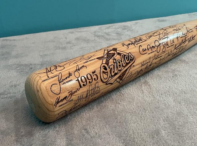 Vtg 1995 Baltimore 35 Carved Baseball Bat Heavy Hitter (cal Ripken Jr) Mlb #247