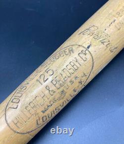 VTG 34 H&B Louisville Slugger 125 TED WILLIAMS BROWN UNIVERSITY Baseball Bat