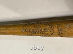 VTG 60S 70s TOMMIE AGEE HILLERICH BRADSBY GAME USED 34 BASEBALL BAT 33.5OZ M110
